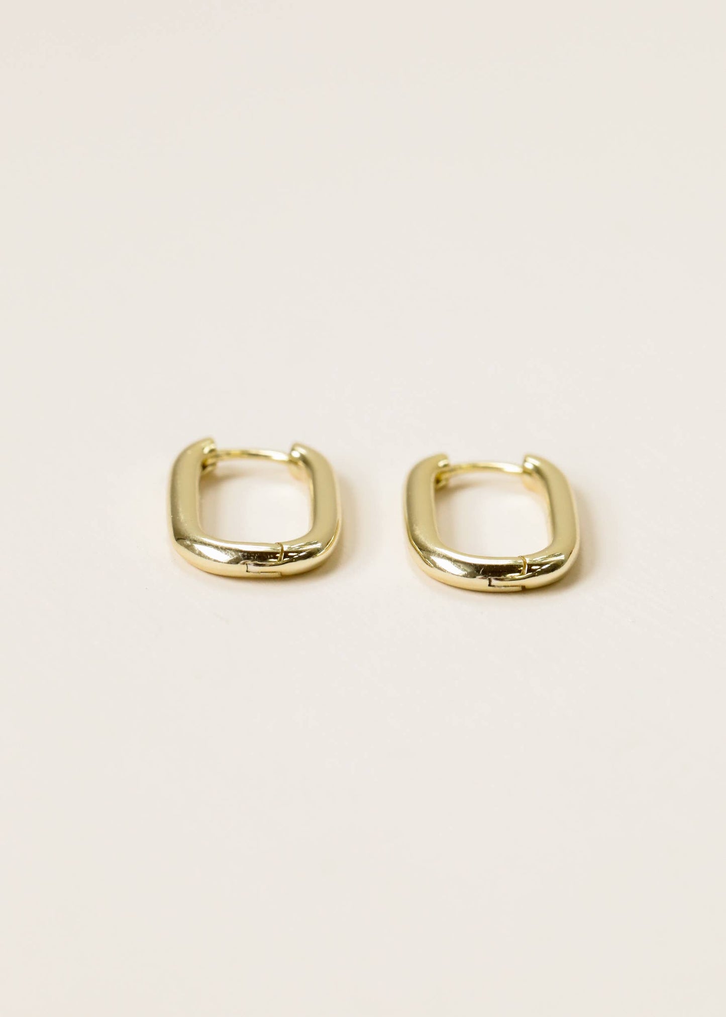 Rectangle Hoop - Large - Earring