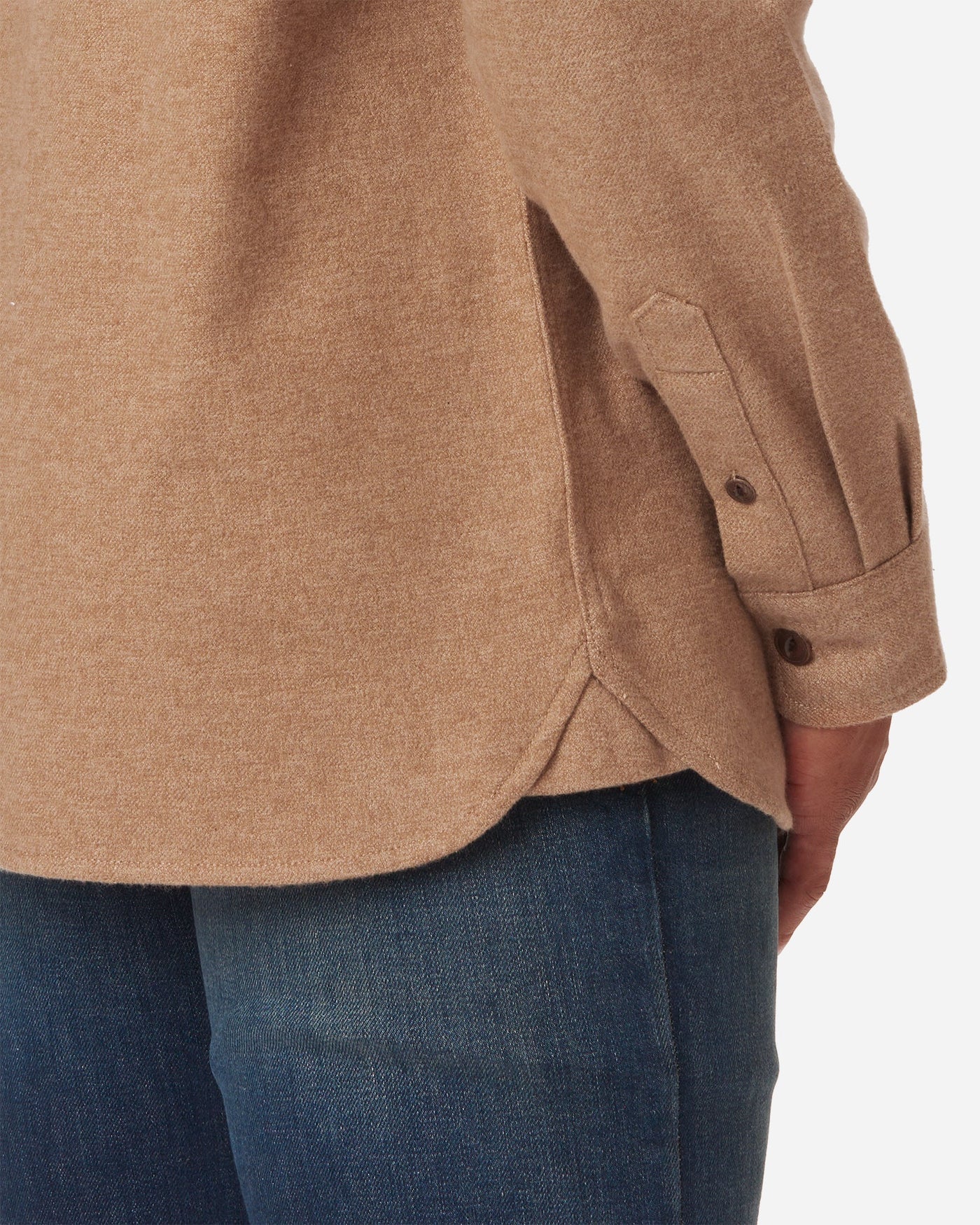 Flannel Utility Shirt Camel