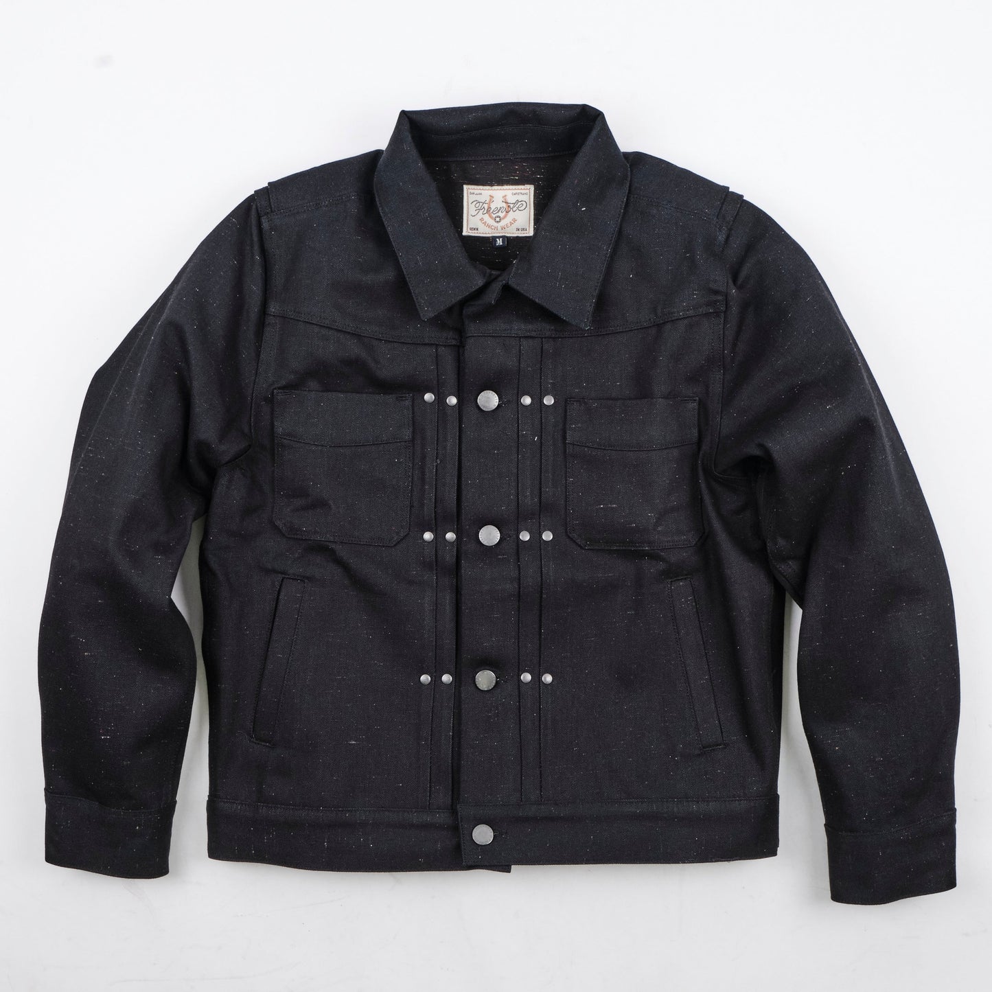 Riders Jacket 14 oz Raw Fleck