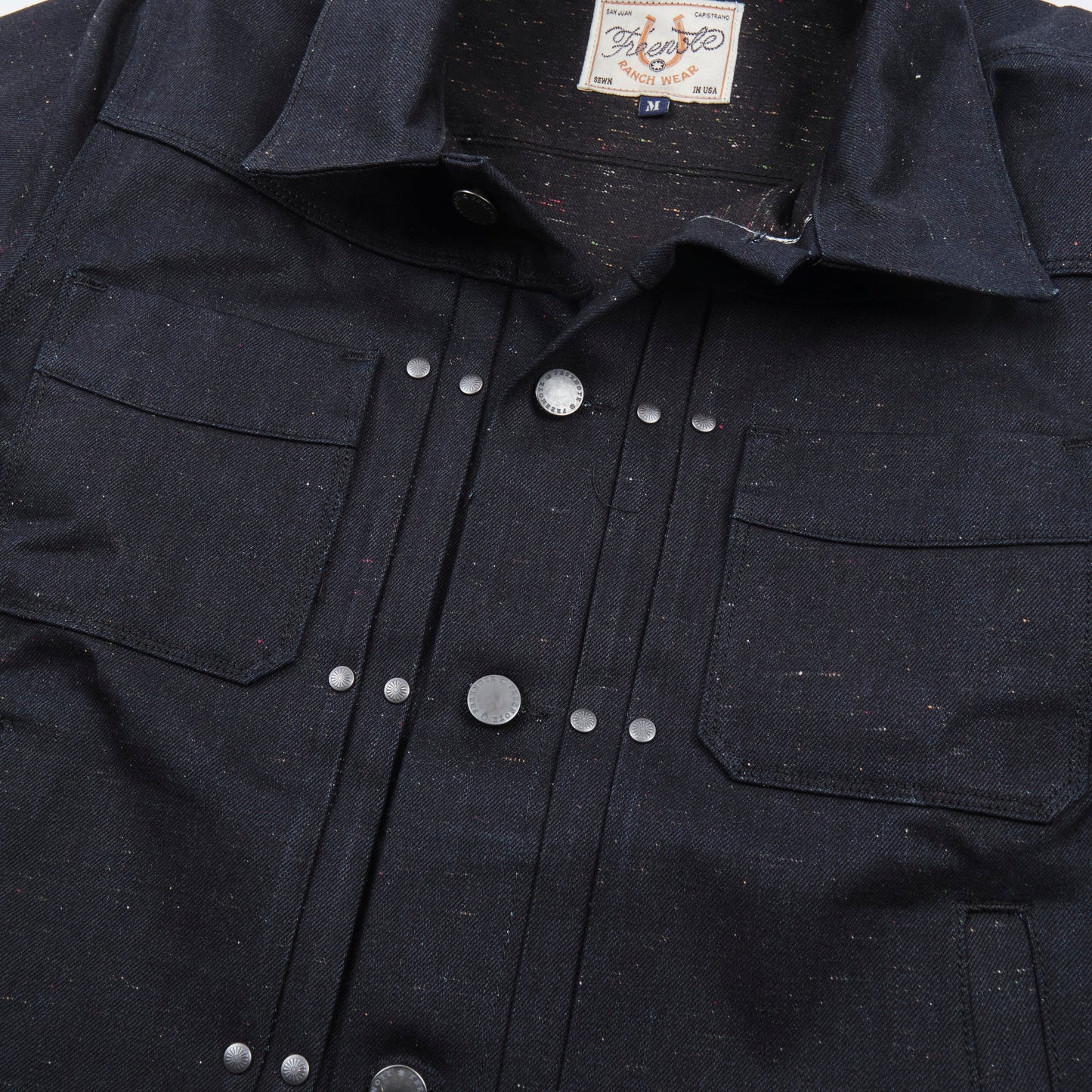 Riders Jacket 14 oz Raw Fleck
