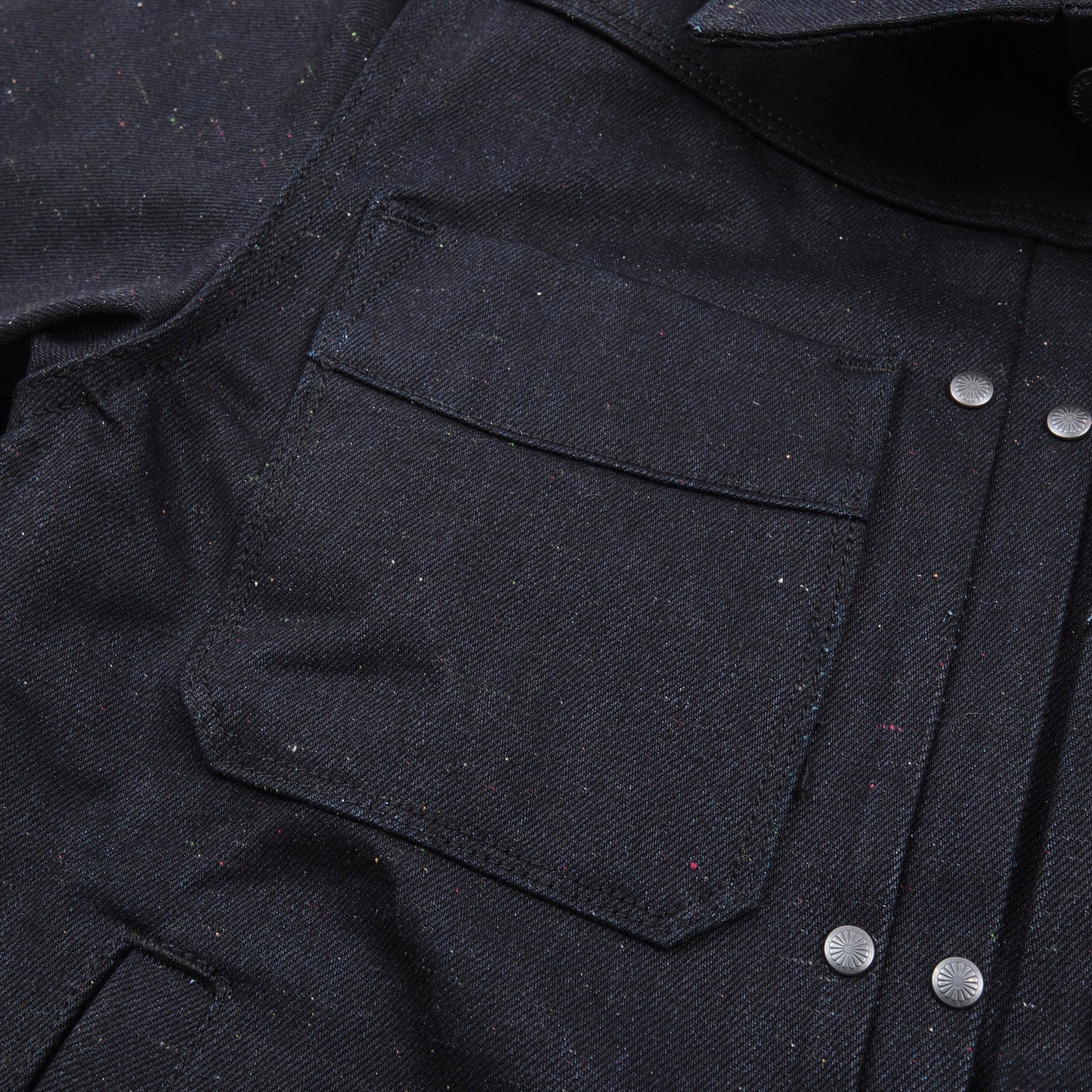 Riders Jacket 14 oz Raw Fleck