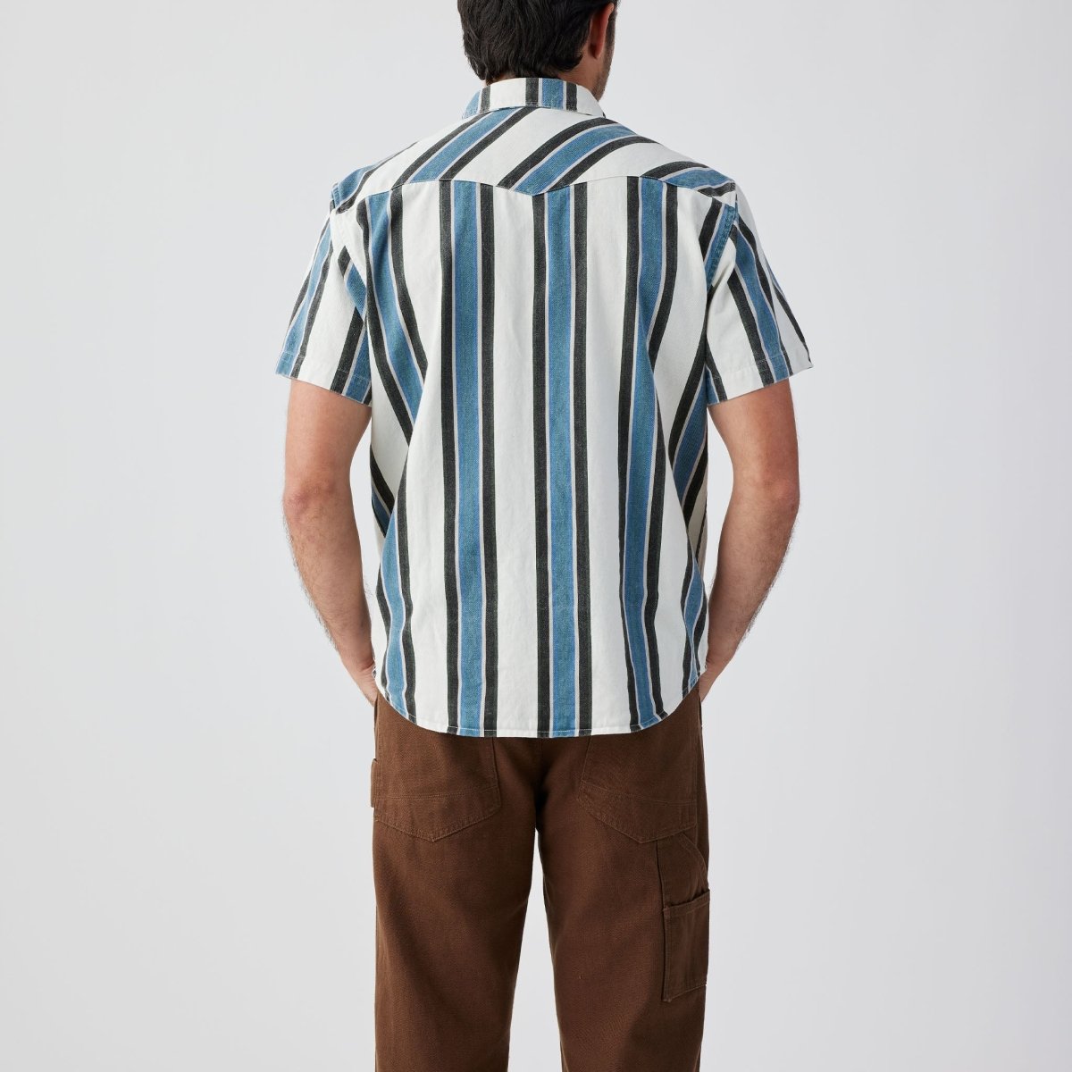 Amarillo SS Shirt Western Stripe