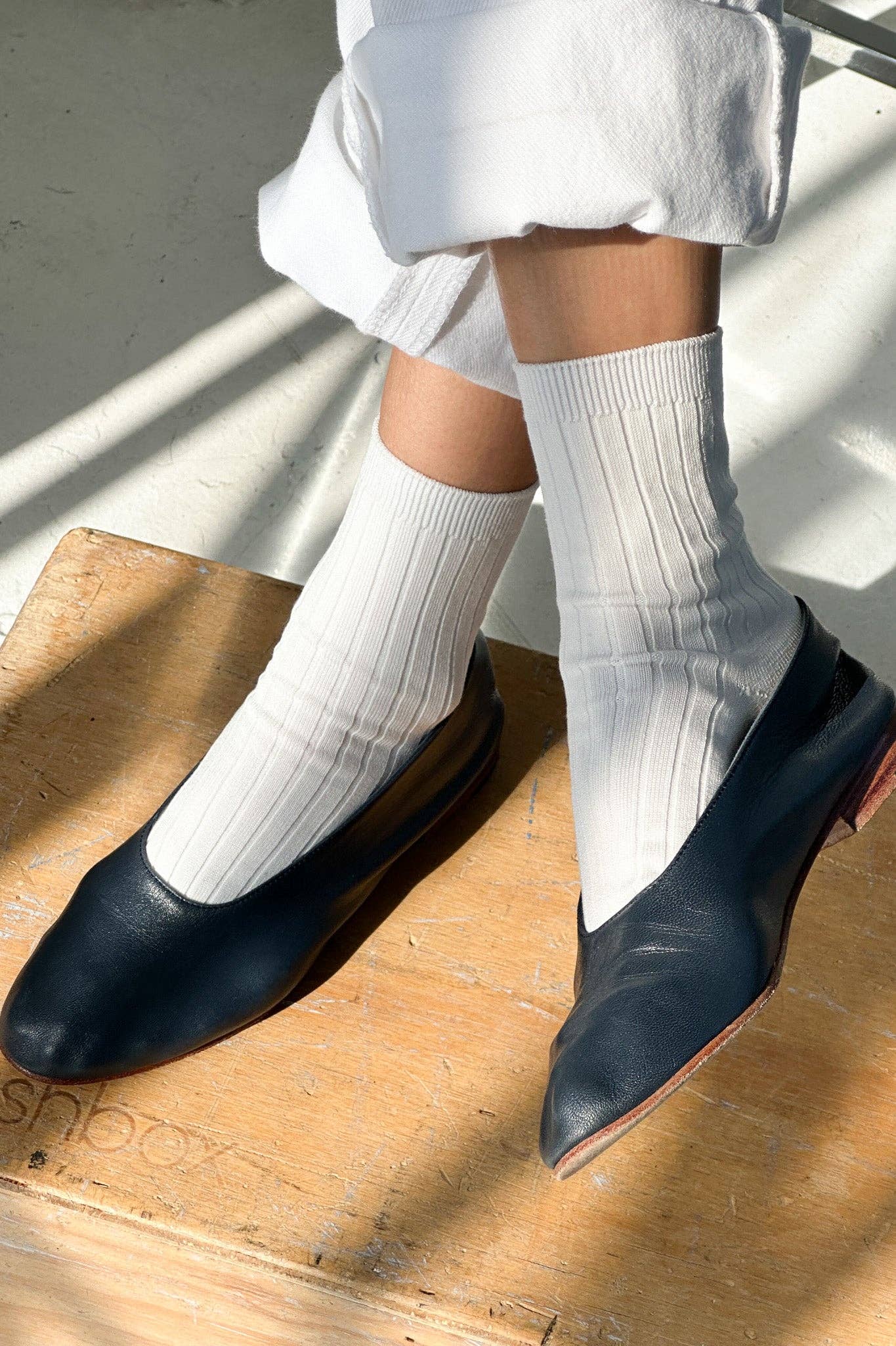 Her Socks - Classic White