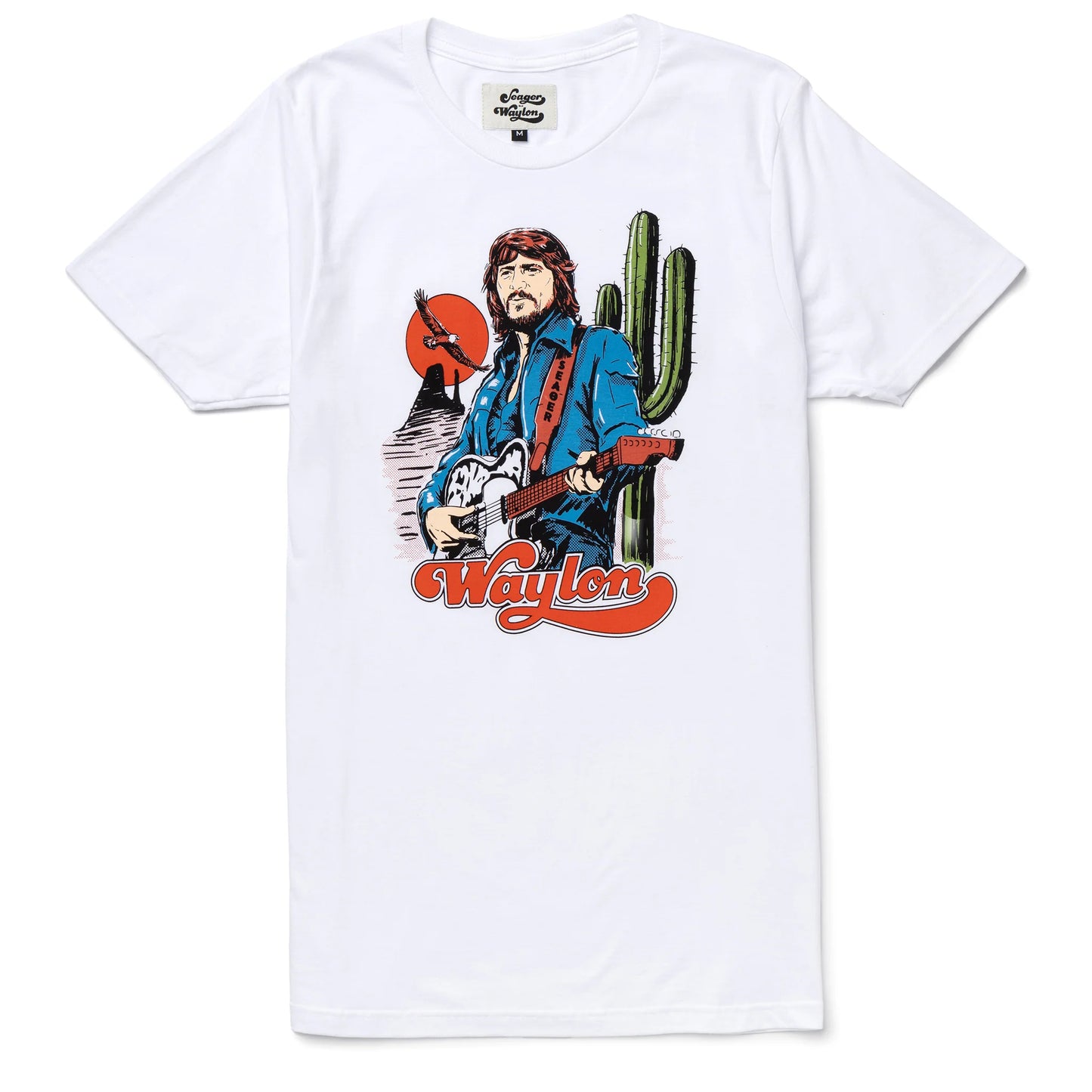 Seager x Waylon Jennings Waylon Tee