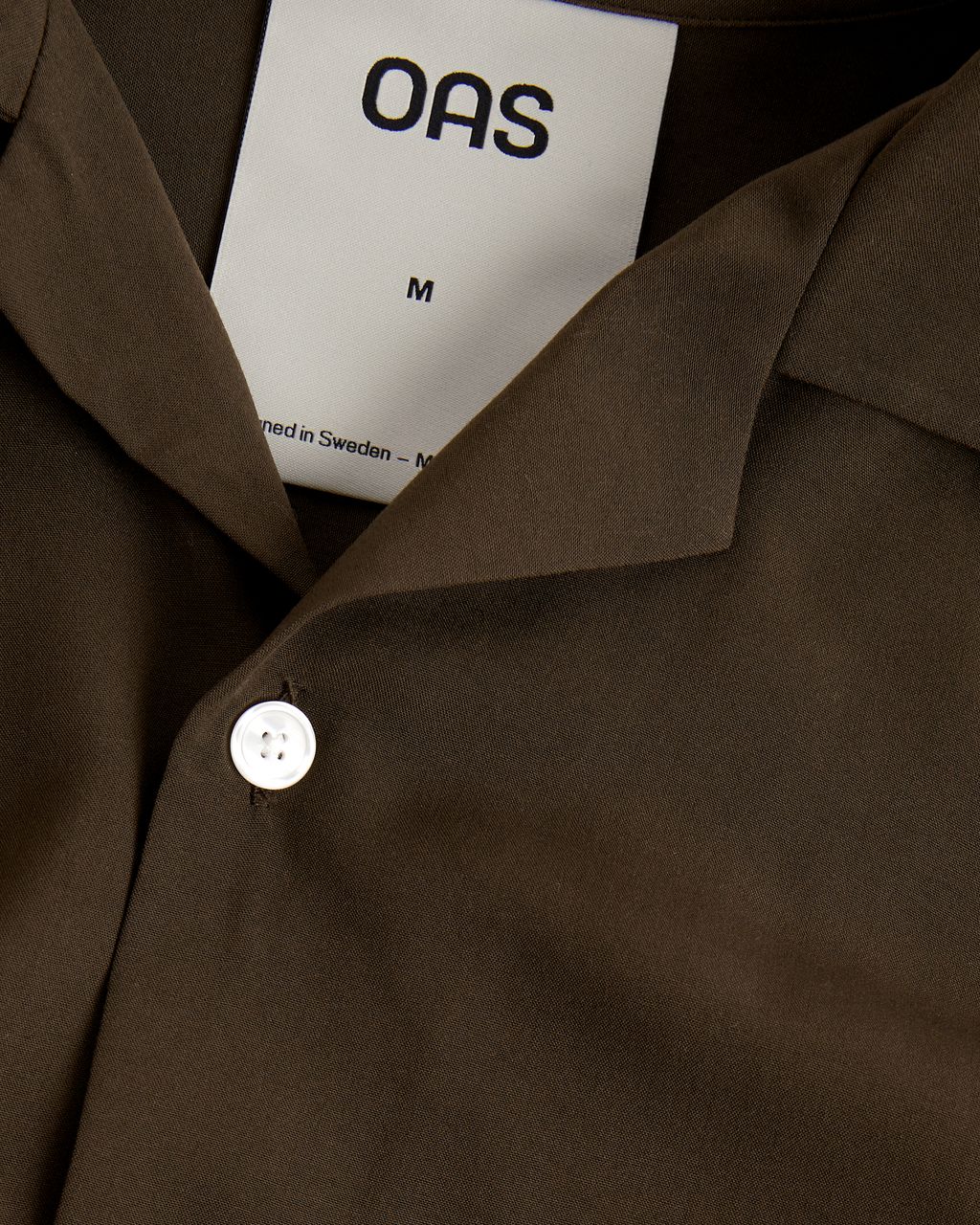 After Dark Brown Viscose Shirt