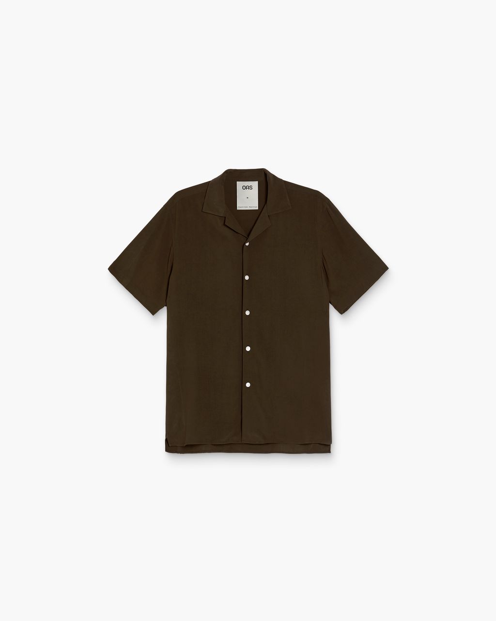 After Dark Brown Viscose Shirt