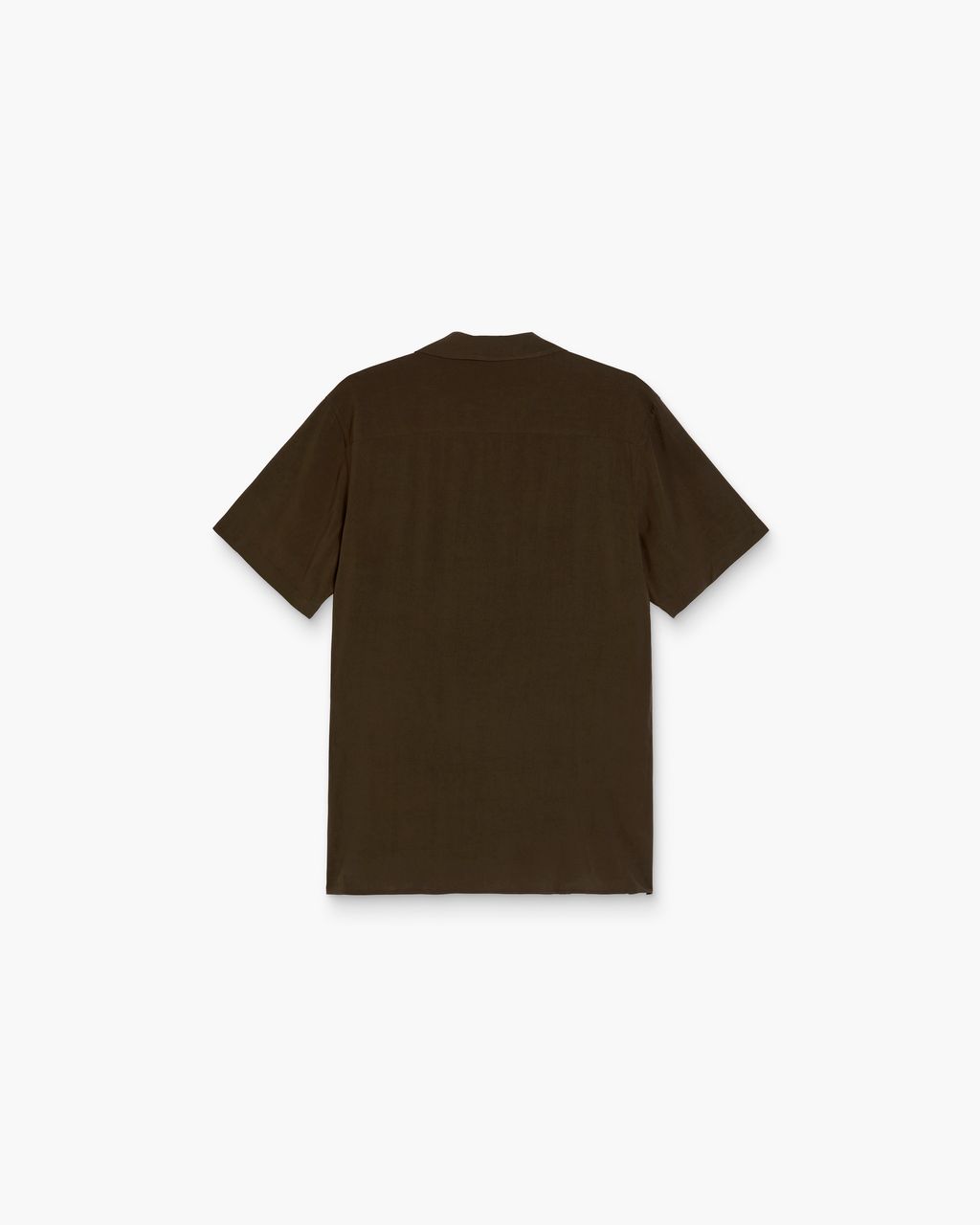 After Dark Brown Viscose Shirt