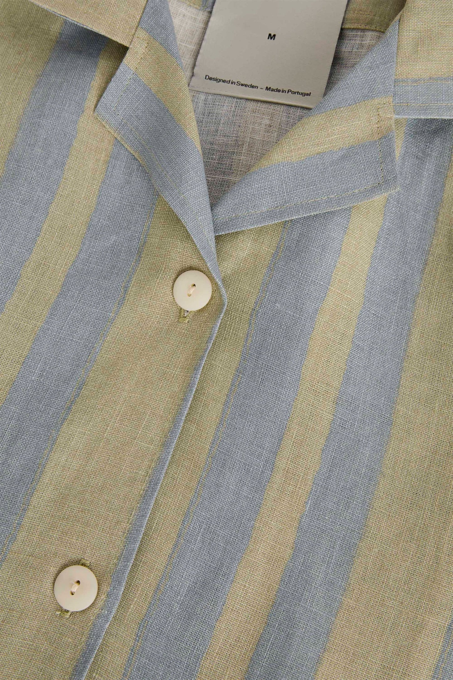 The Mist Strata Cuba linen shirt