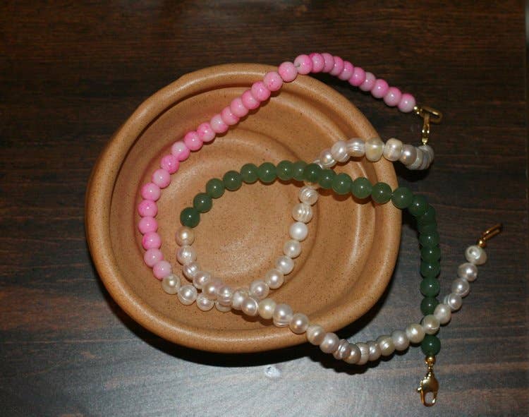HALFSIE - JADE + PEARL: 15.5"