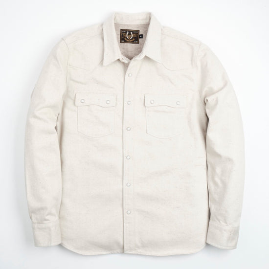 Modern Western Natural Denim Shirt