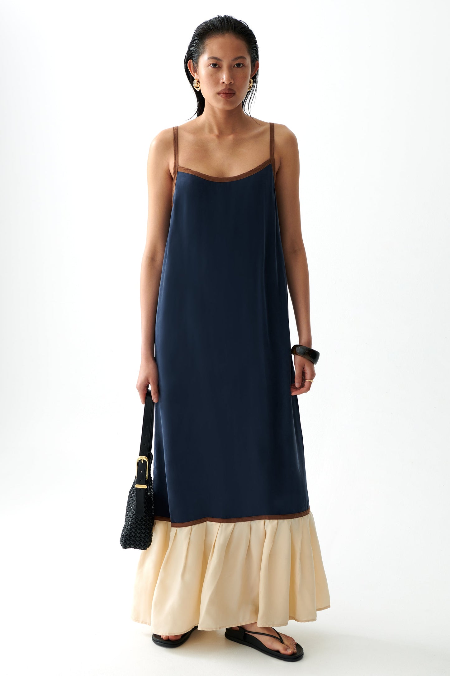 THE DELANY DRESS - Navy