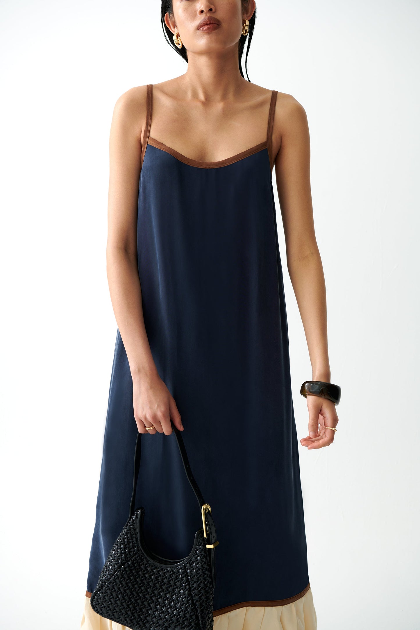 THE DELANY DRESS - Navy