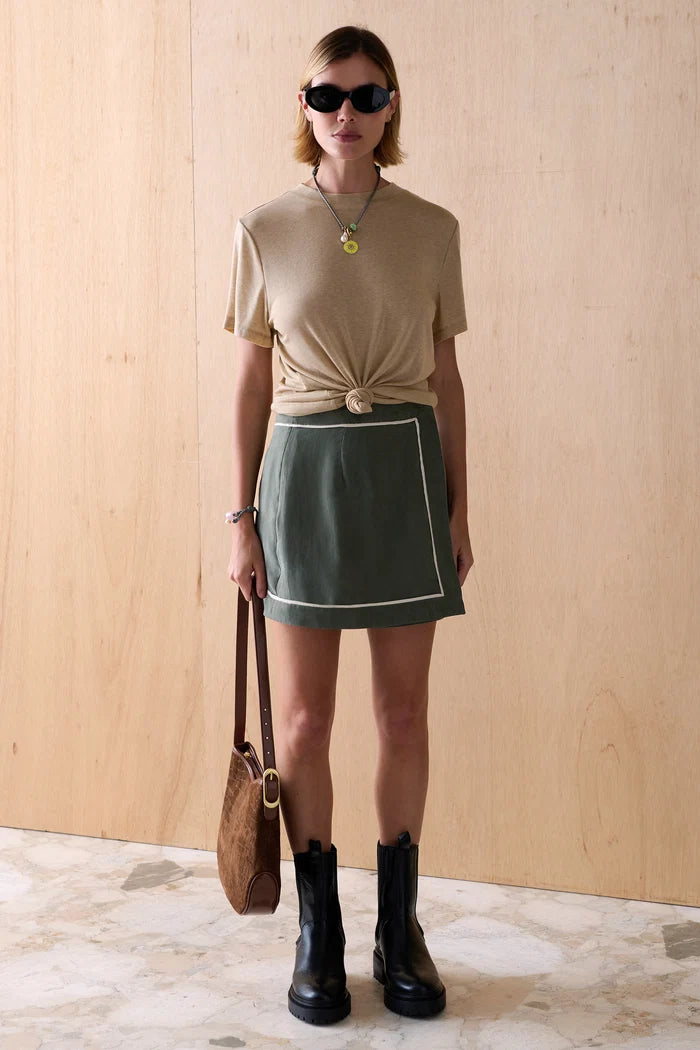 The Opal Skirt - Olive