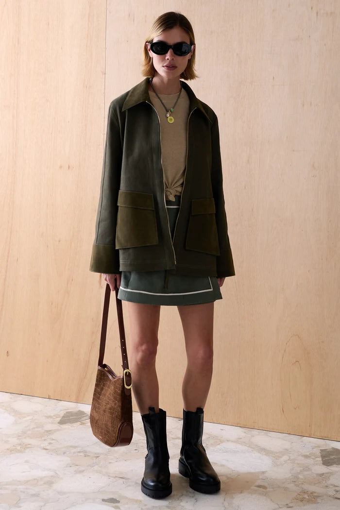 The Opal Skirt - Olive