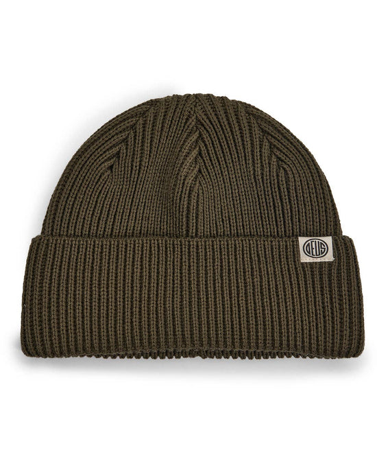Pill Merino Beanie - Dark Olive: Dark Olive / OS