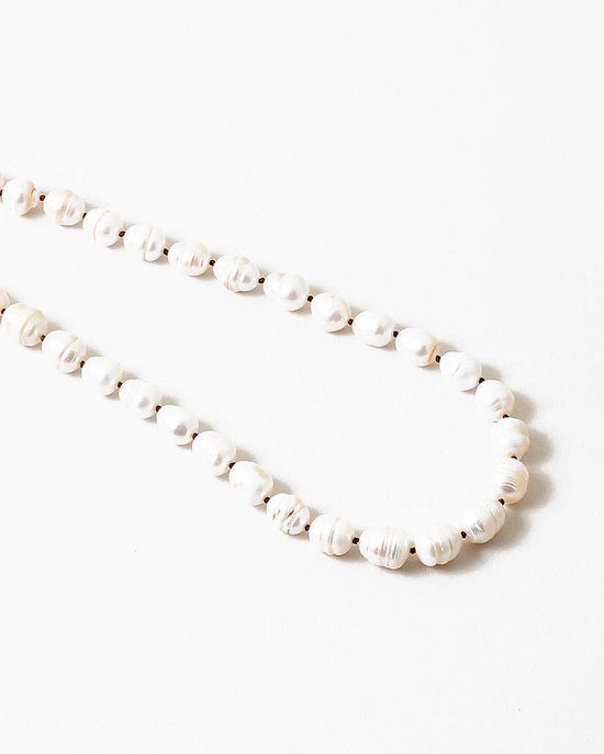 Freshwater Pearl Knotted Necklace