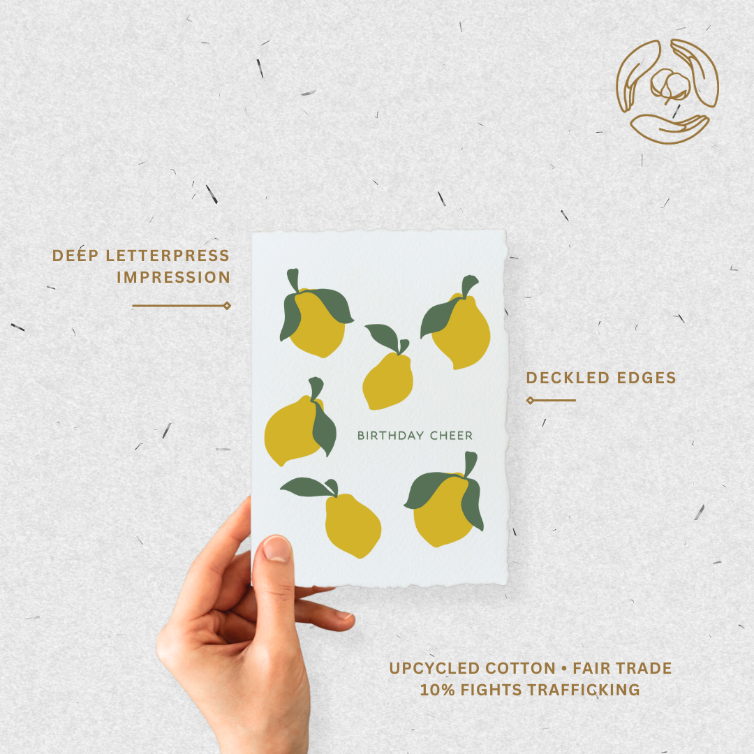 Lemon Birthday Cheer Greeting Card