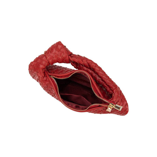 Drew Red Small Recycled Vegan Top Handle Bag Pre-Order 11/30