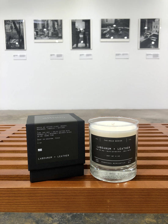 The Bold Series Soy Candle | Labdanum + Leather