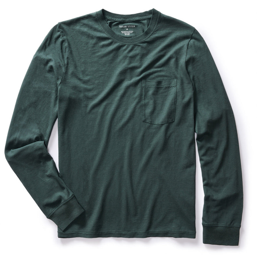 Cotton Hemp Long Sleeve Forest