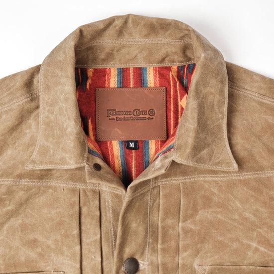 riders jacket waxed canvas tobacco Freenote Cloth RJ-1 As Seen in Yellowstone It is made from 10oz Martexin Waxed Canvas This year we released three