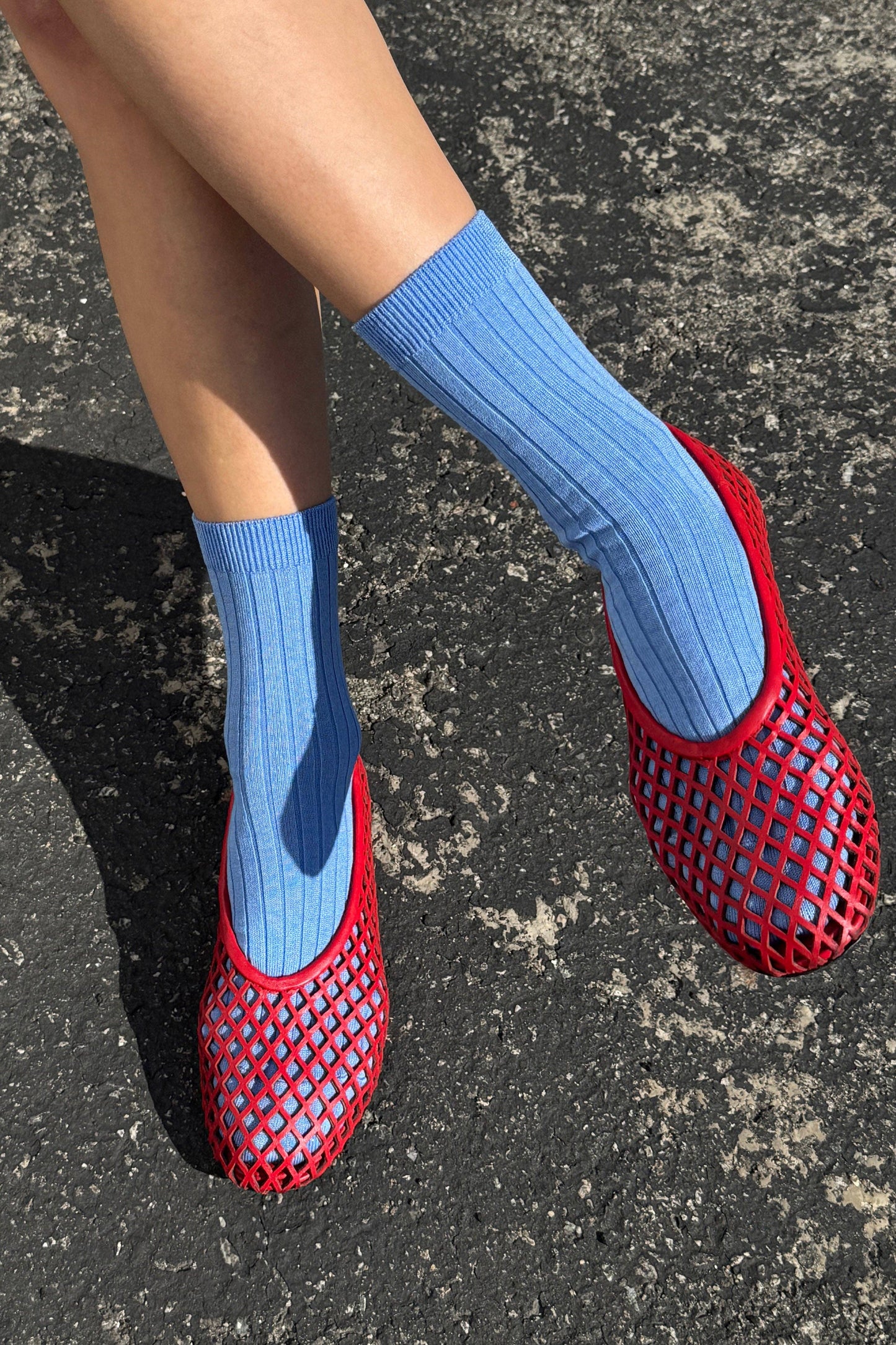Her Socks: Periwinkle