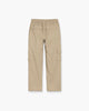 Beige Cargo Linen Pants