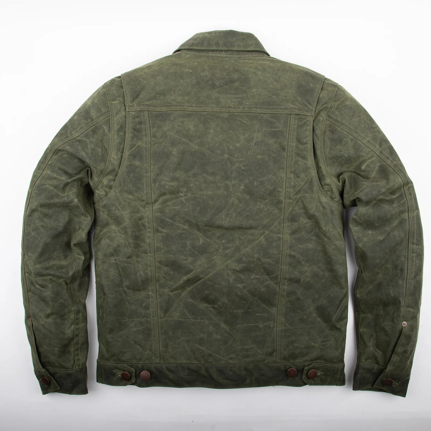 Riders Jacket Waxed Canvas Olive