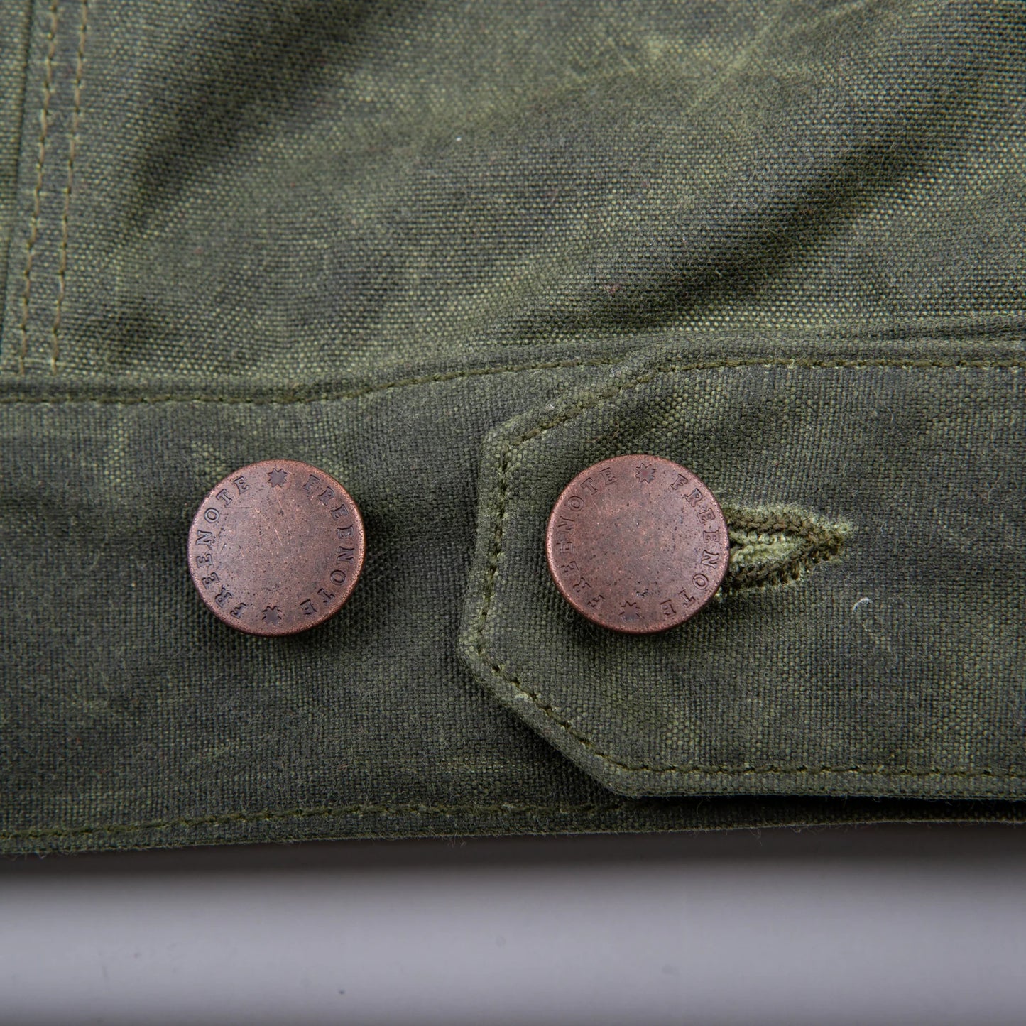 Riders Jacket Waxed Canvas Olive