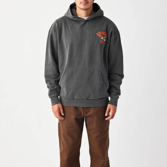 Bradley Heavy-Weight Hoodie Pigment Black