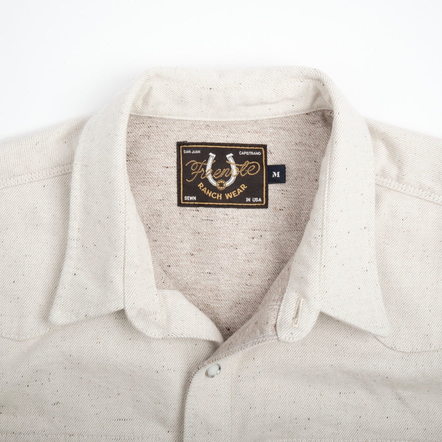 Modern Western Natural Denim Shirt