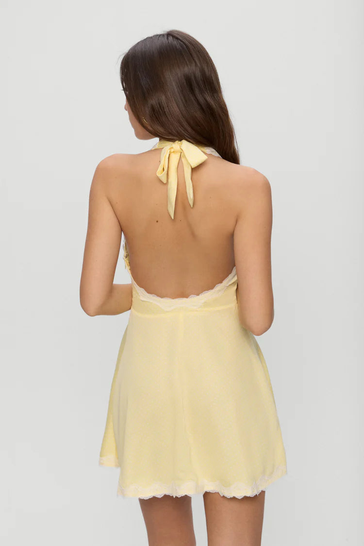 Audrey Satin Mini Dress