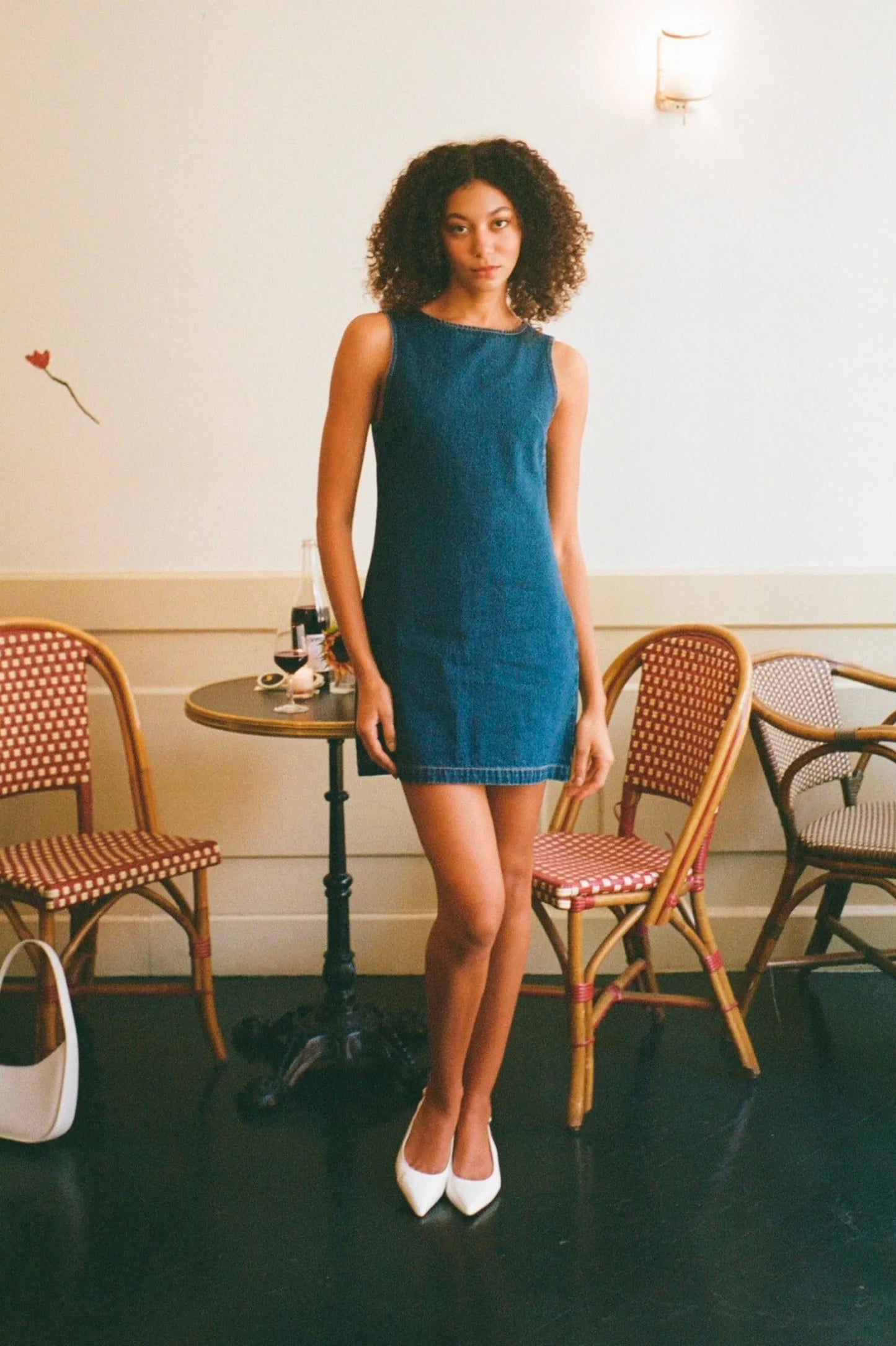 Shift Dress - Deep Blue Frae Shift Dress - Deep Blue Frae