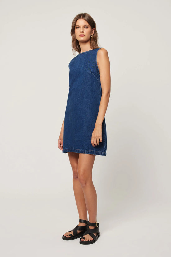 Shift Dress - Deep Blue