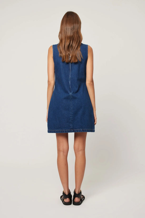 Shift Dress - Deep Blue