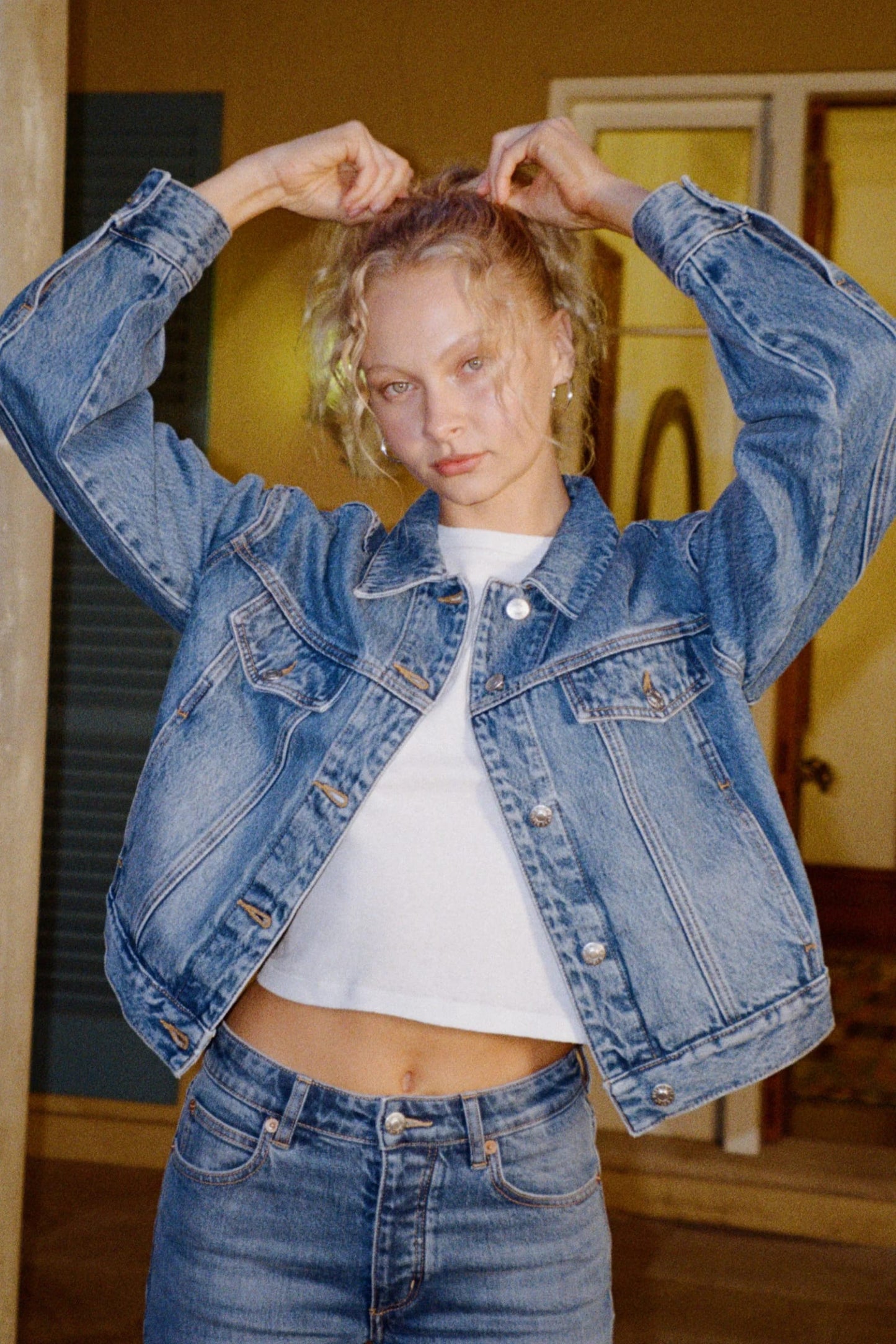 Denim Swing Jacket - Soho