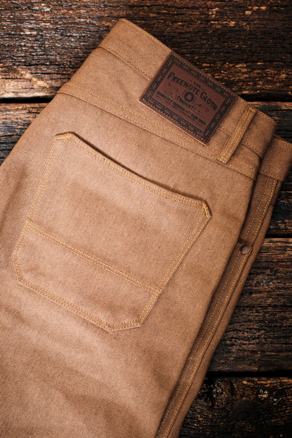 Wilkes Western 15 Oz Brown Denim