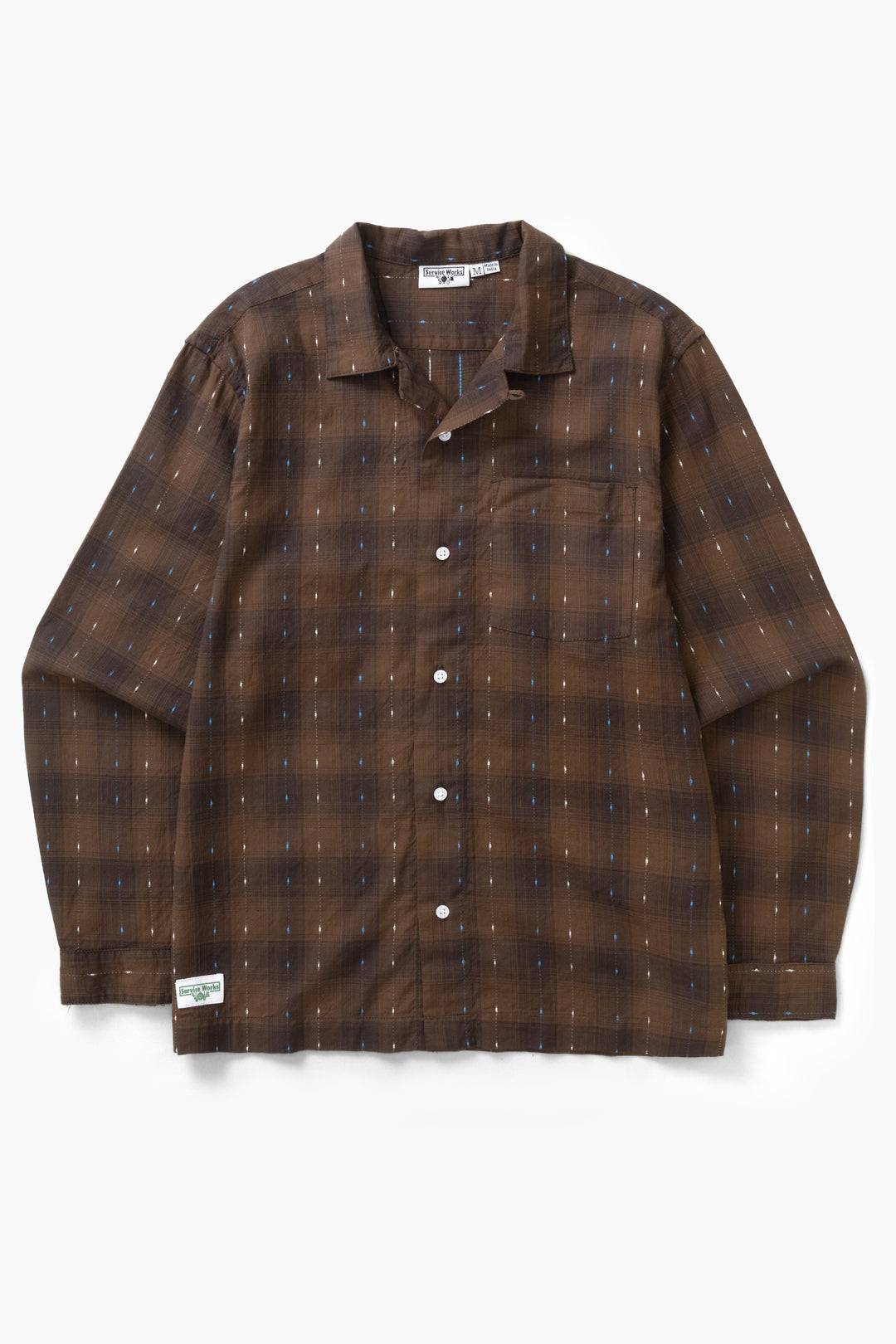 Drag Stitch Resort Shirt - Brown