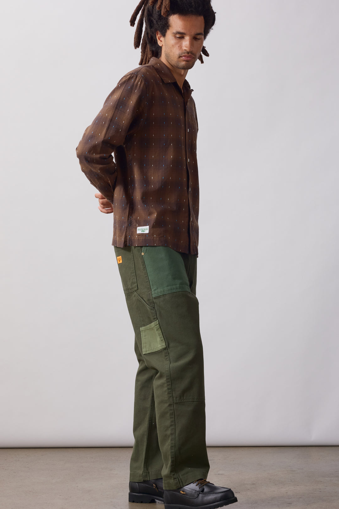 Drag Stitch Resort Shirt - Brown