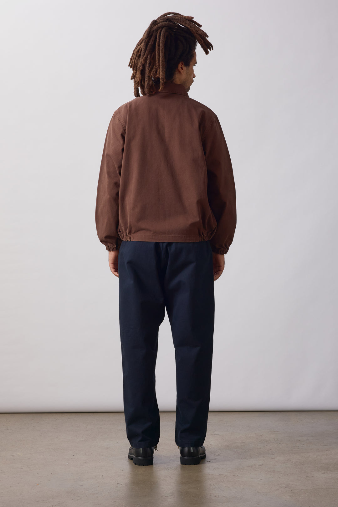 Twill Work Jacket - Brown
