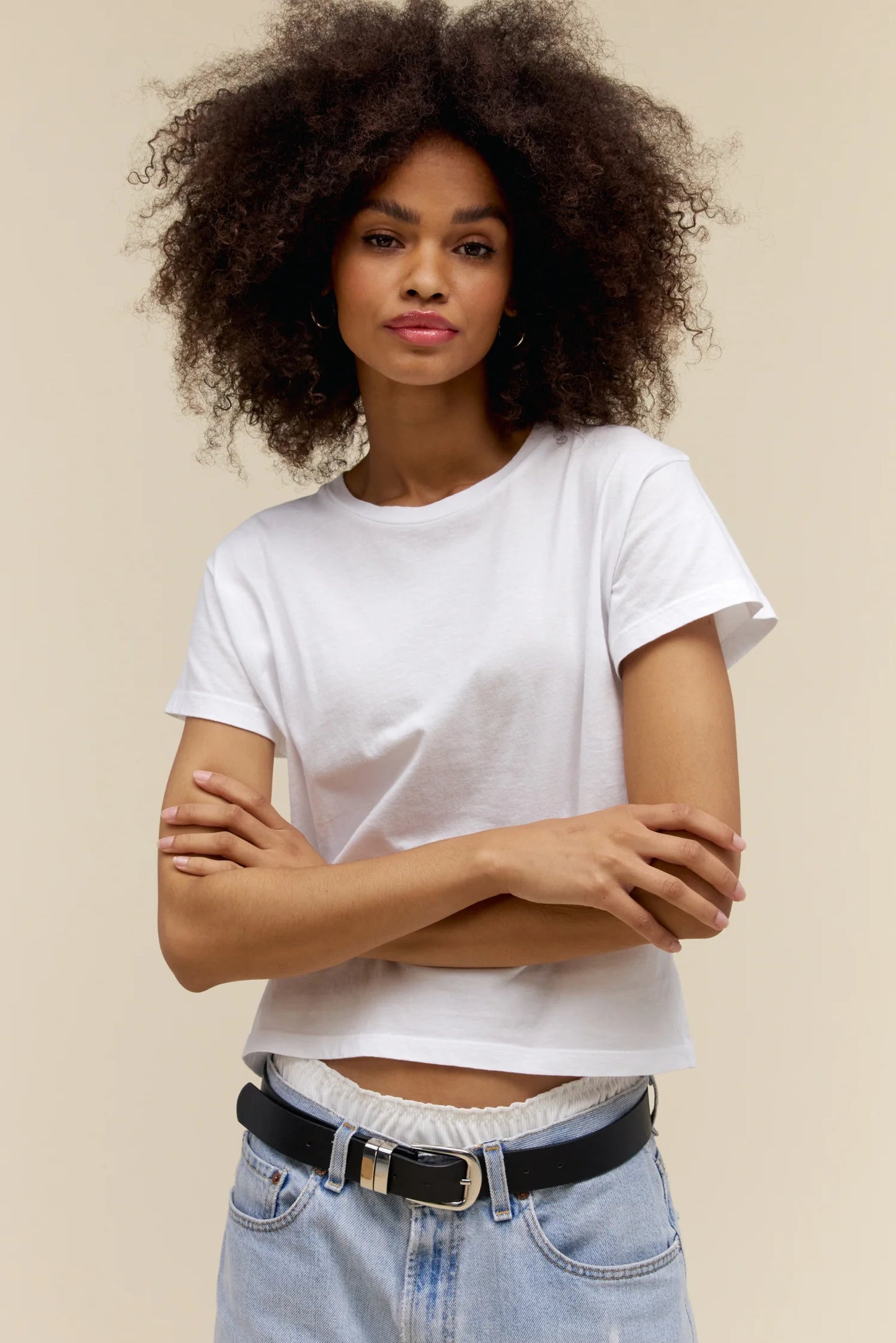 The Solo Tee - Bleach Wht