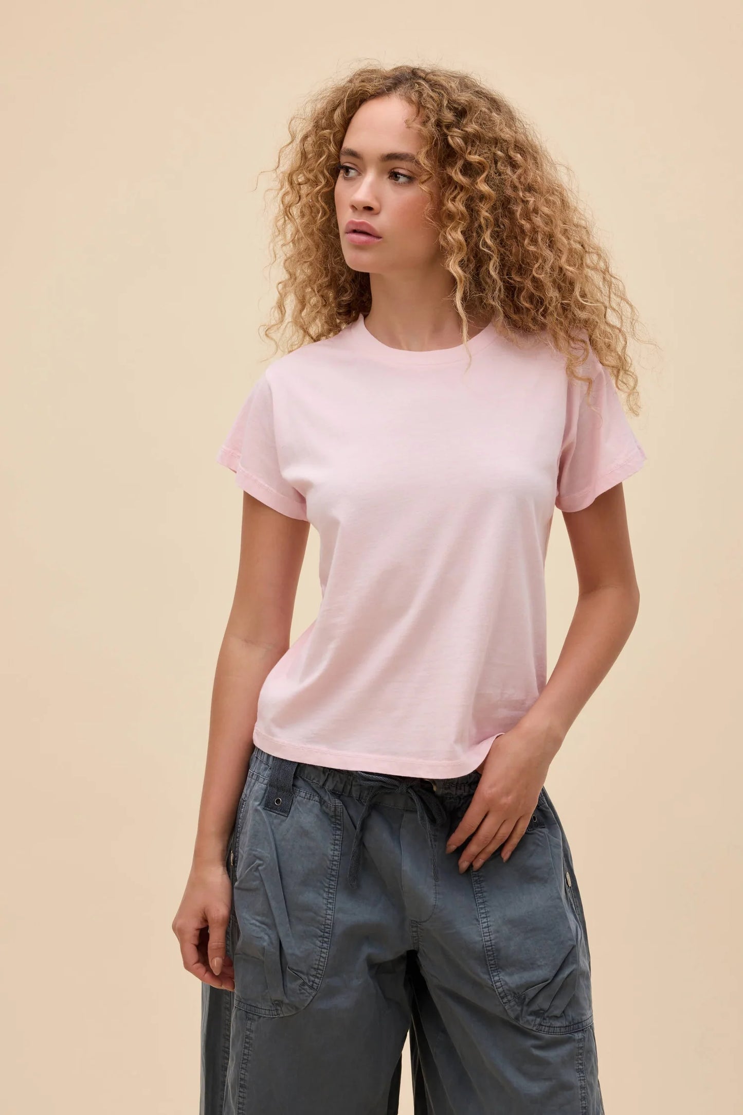 The Solo Tee - Ballet Pink