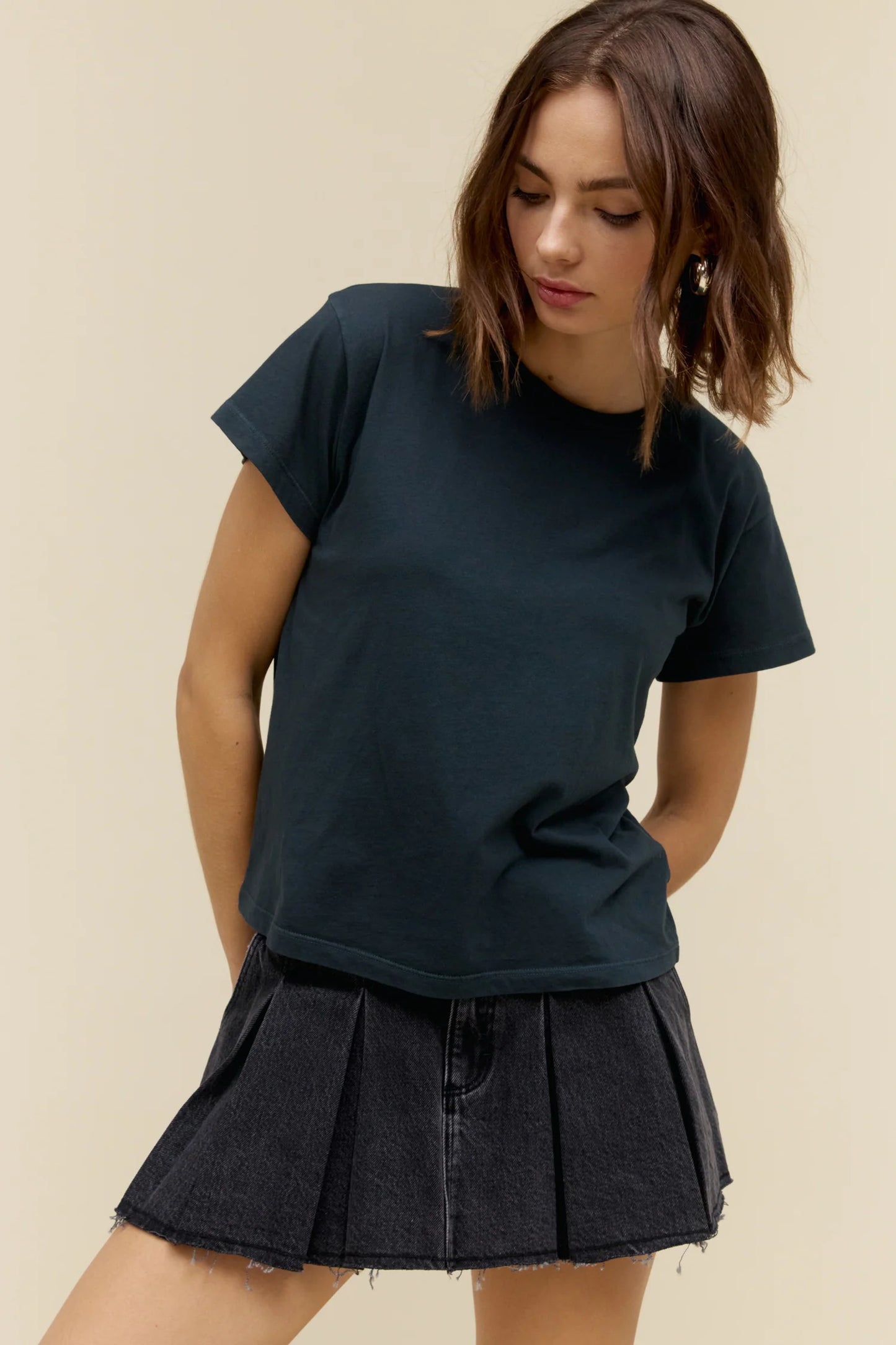 The Solo Tee - Vintage Blk