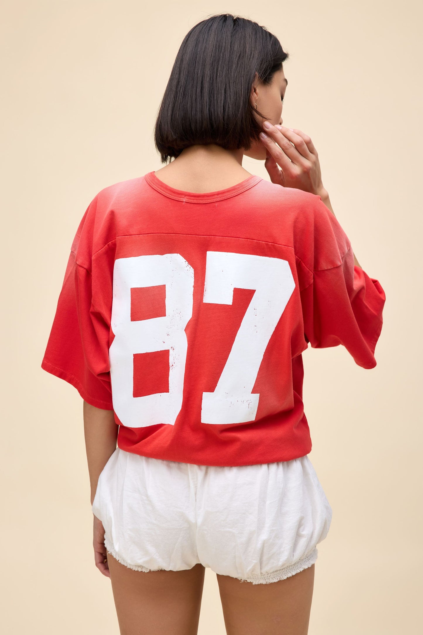 87 OVERSIZED JERSEY TEE