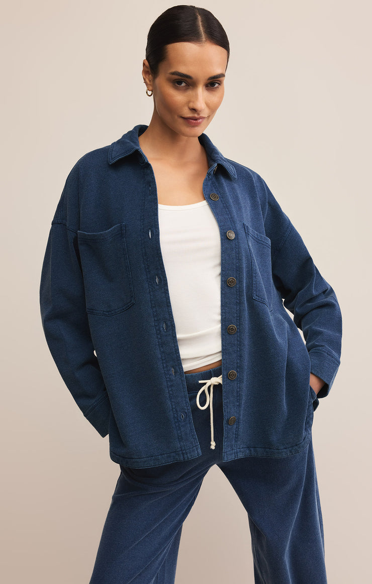The All Day Knit Denim Jacket
