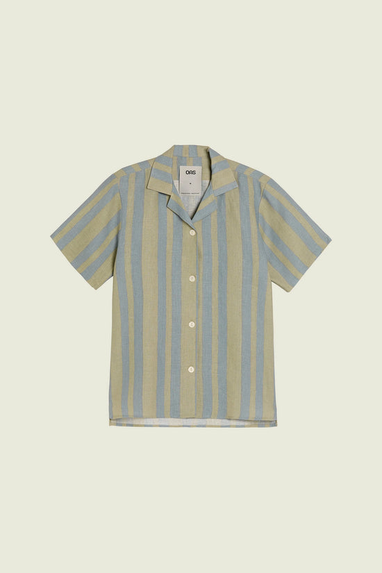 The Mist Strata Cuba linen shirt