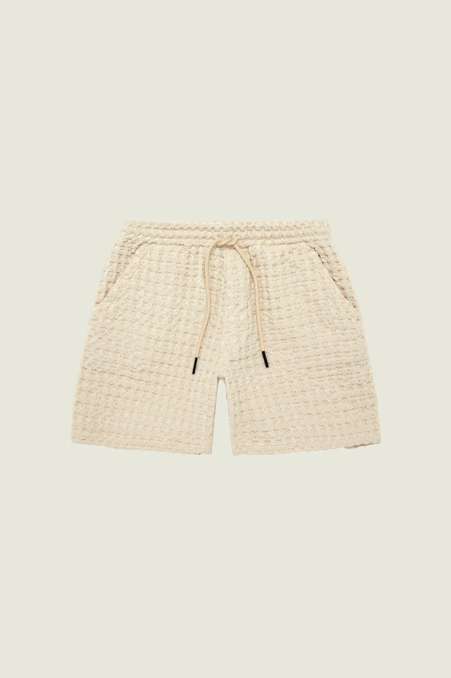 The Ecru Porto waffle shorts