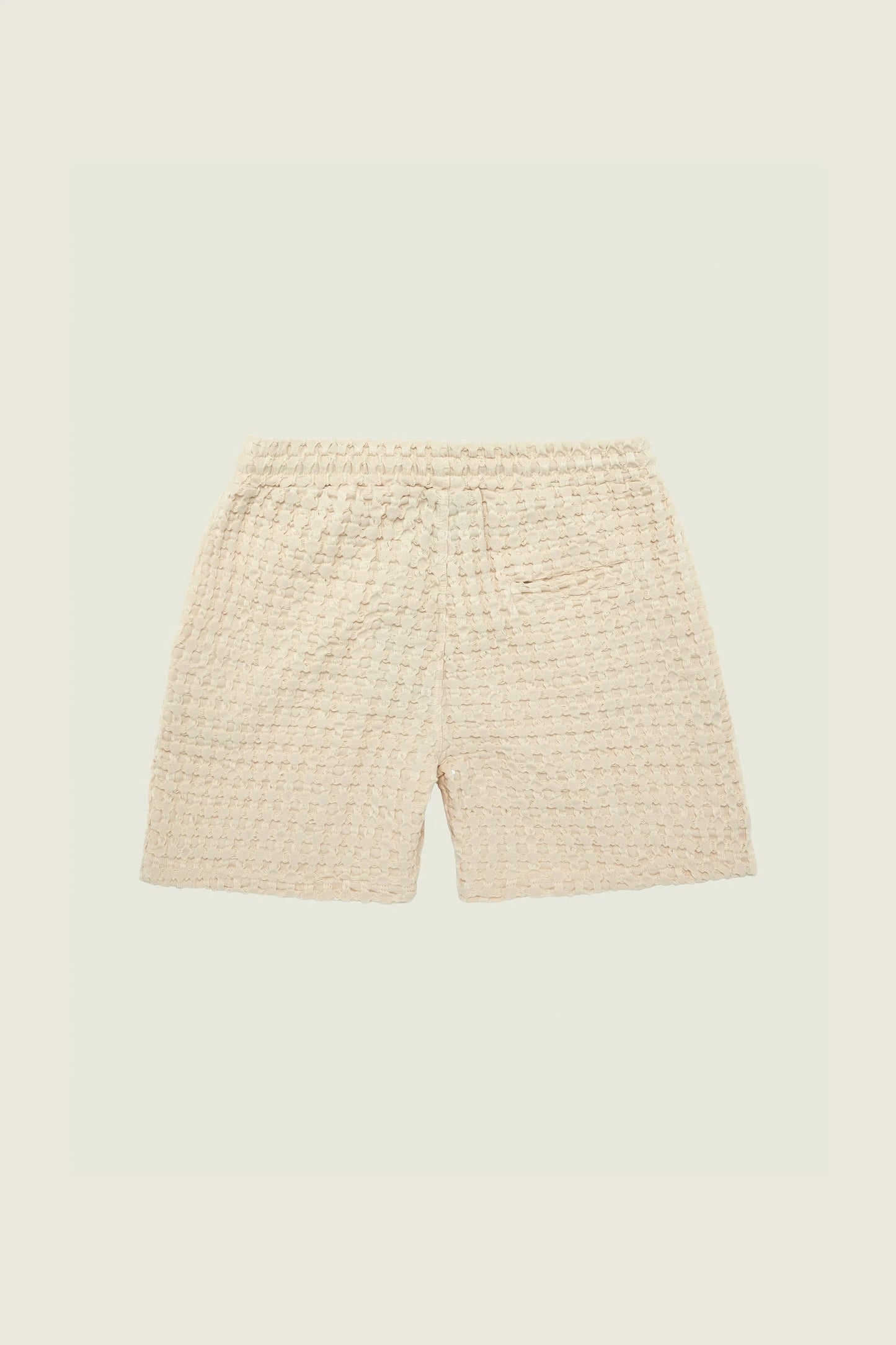 The Ecru Porto waffle shorts