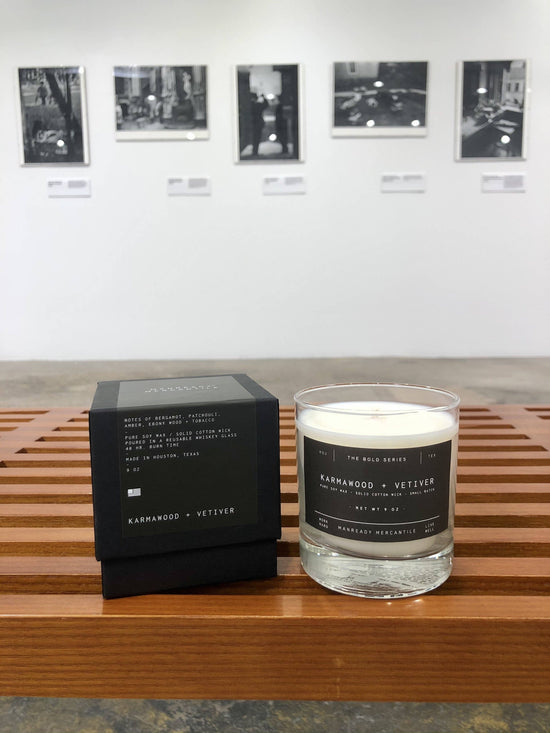 The Bold Series Soy Candle | Karmawood + Vetiver