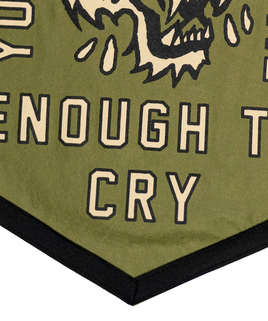 You Don't Care For Me Enough To Cry Camp Flag